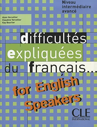 Difficultés expliquées du français for English speakers - Click to enlarge picture.